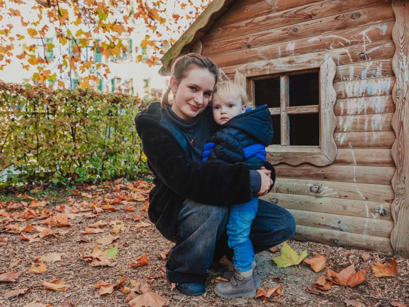 In unserem «SpatzenNest»-Garten können sich die Kinder zu jeder Jahreszeit austoben und frische Luft tanken