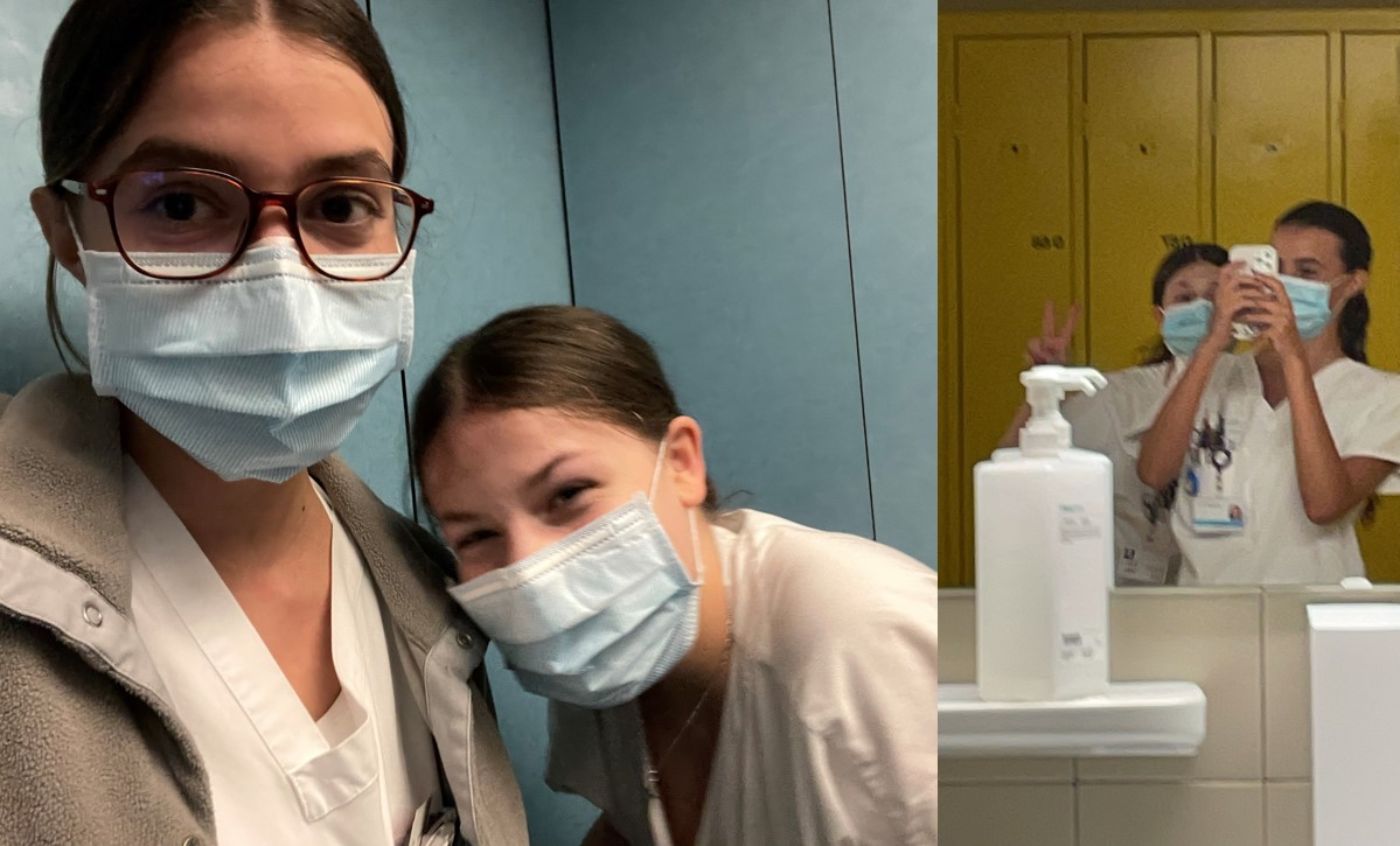 Katarina Marjanovic & Samira Lutz en tant que testimoniales pour l'apprentissage professionnel d'assistante en soins et santé communautaire CFC