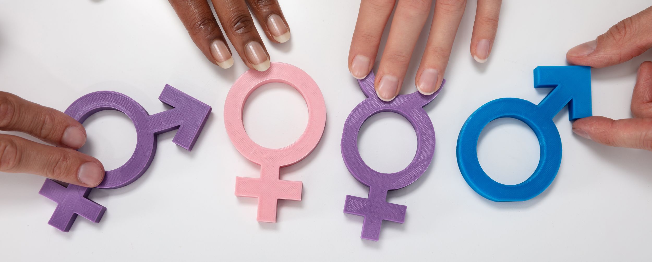 Symbolbild Geschlechtervarianz Gender Symbole