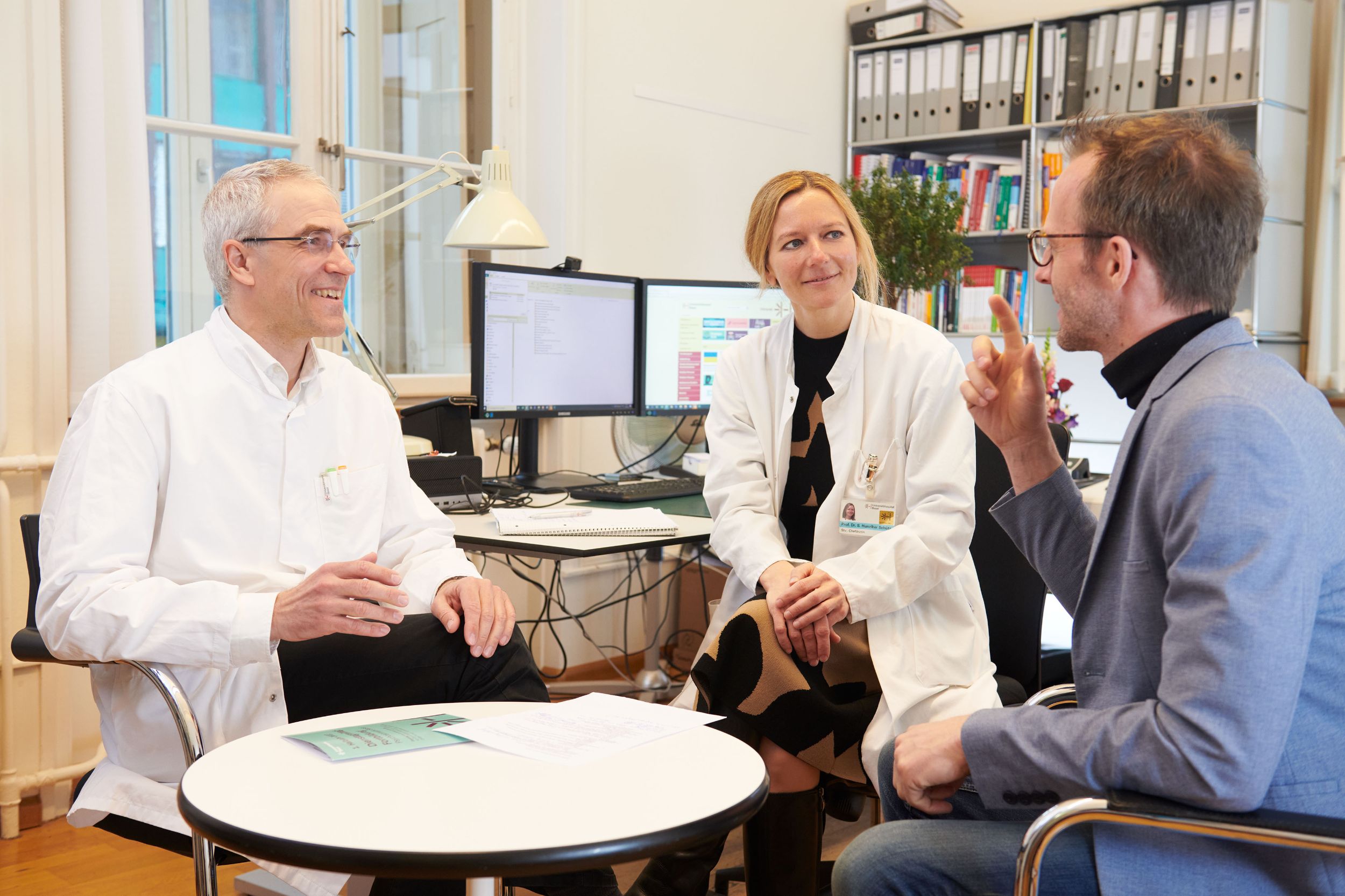Prog. Schäfert im Expertengespräch