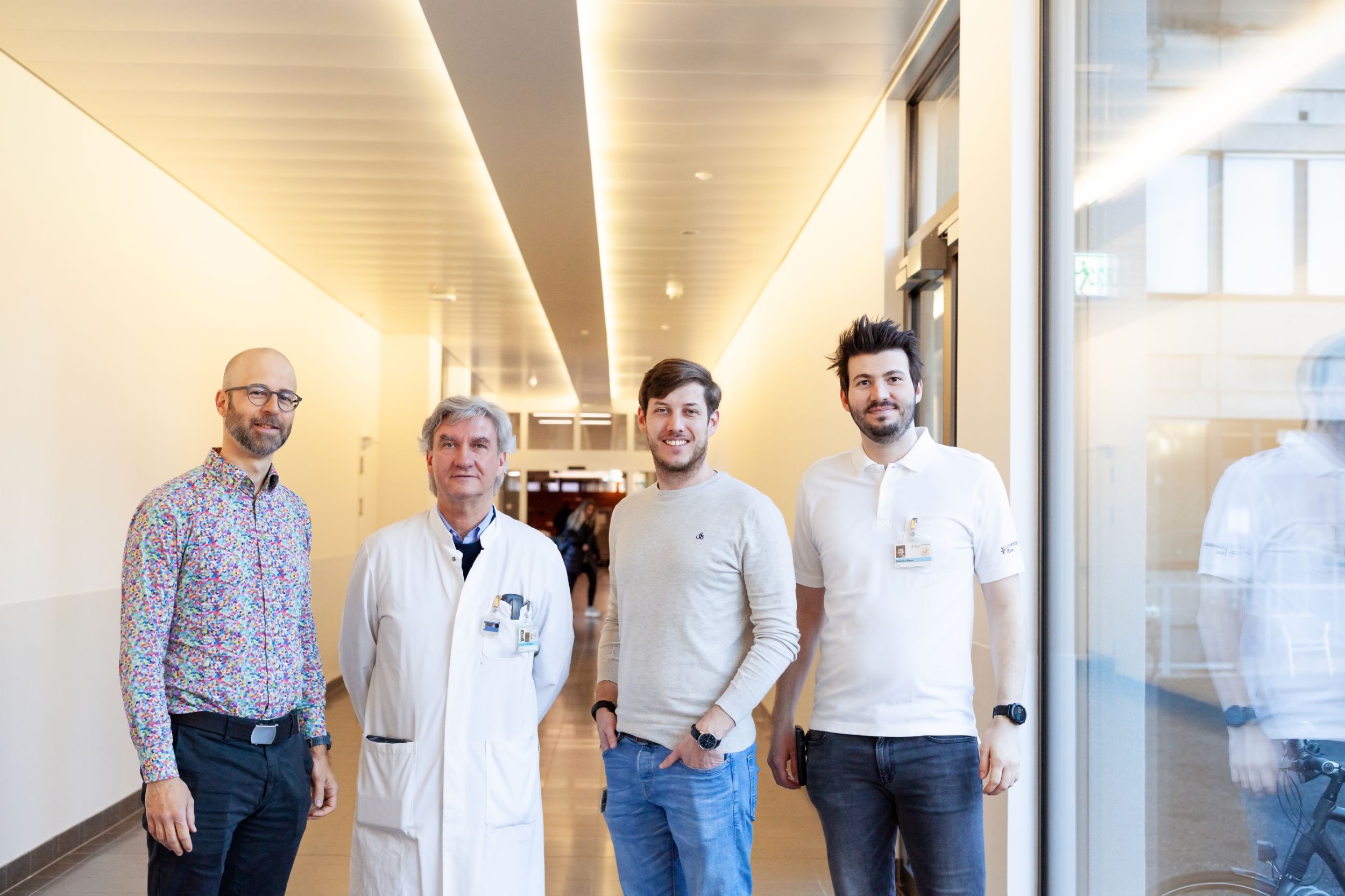 Gruppenfoto Heyer, Merkle, Vosshenrich und Meyer