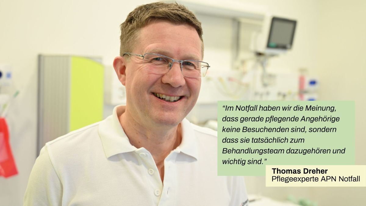 Statement von Thomas Dreher zum Thema Angehörige und Delir