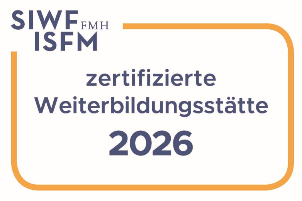 Bild zertifizierte Weiterbildungsstätte 2023
