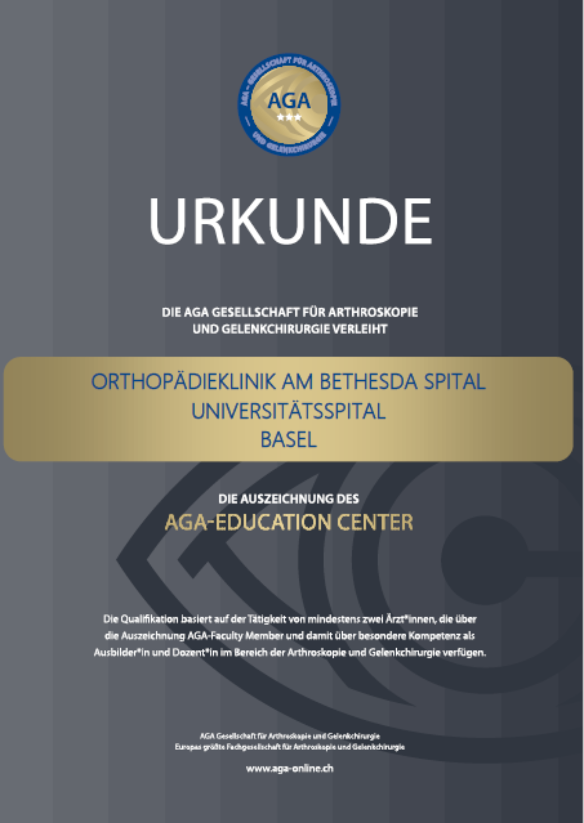 Urkunde