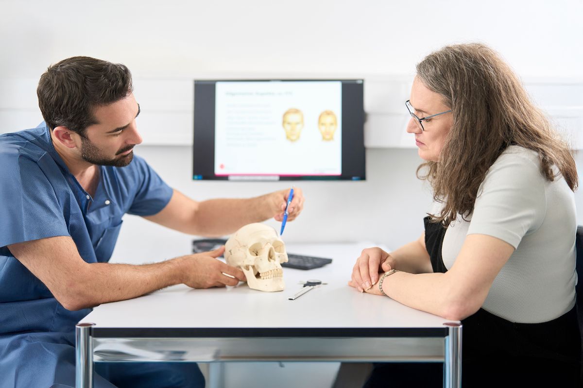 Patientin im Gespräch 