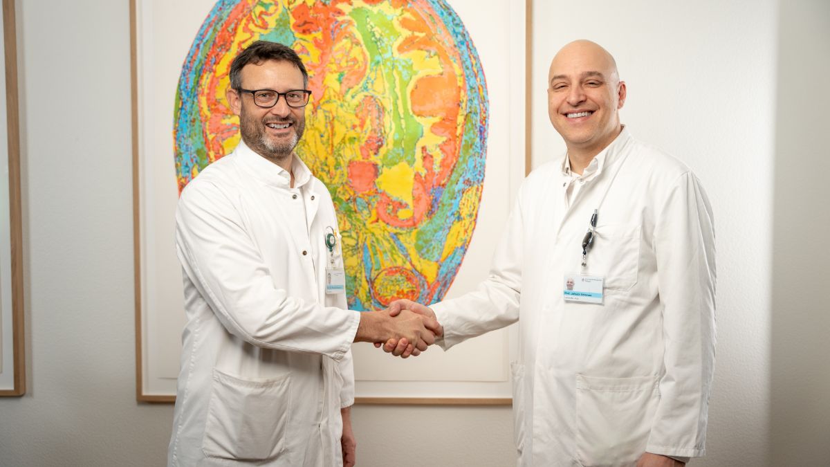 Prof. Guzman und Prof. Soleman