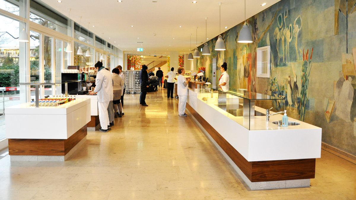 Innenaufnahme des Restaurants Giardino
