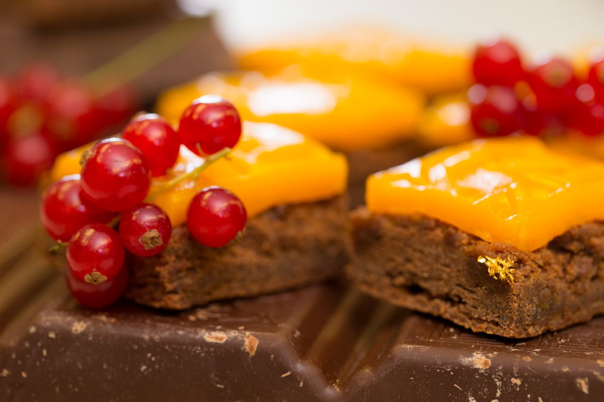 Ein Bild vom Schoko-Mango-Kuchen 