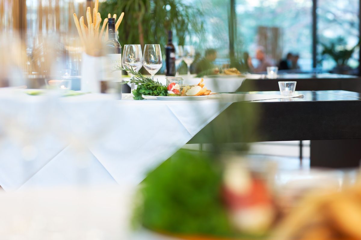 Picture of a laid aperitif table