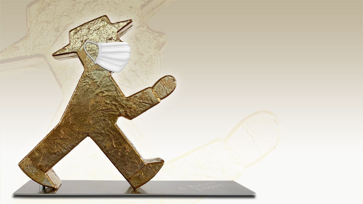 Der Preis am Future Friday – ein goldenes Ampelmännchen