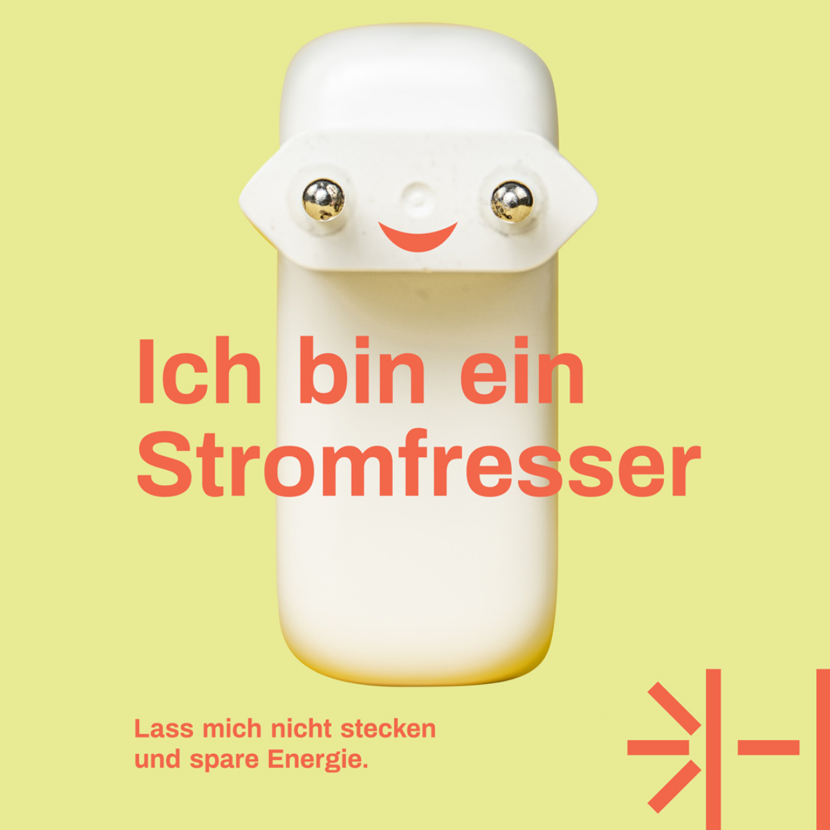 Energieparkampagne "Ich bin ein Stromfresser"
