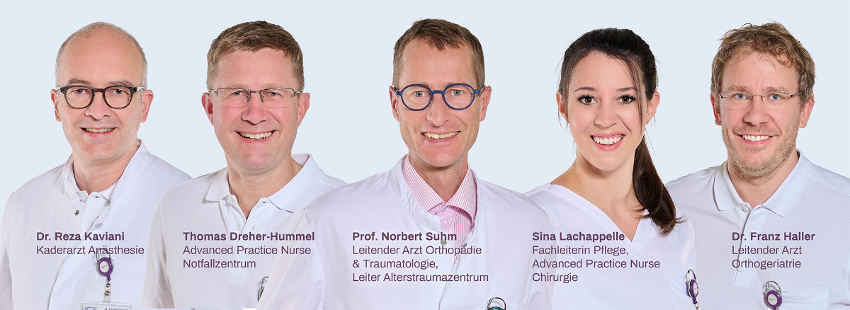 Das Team der Themenwoche des Alterstraumazentrums