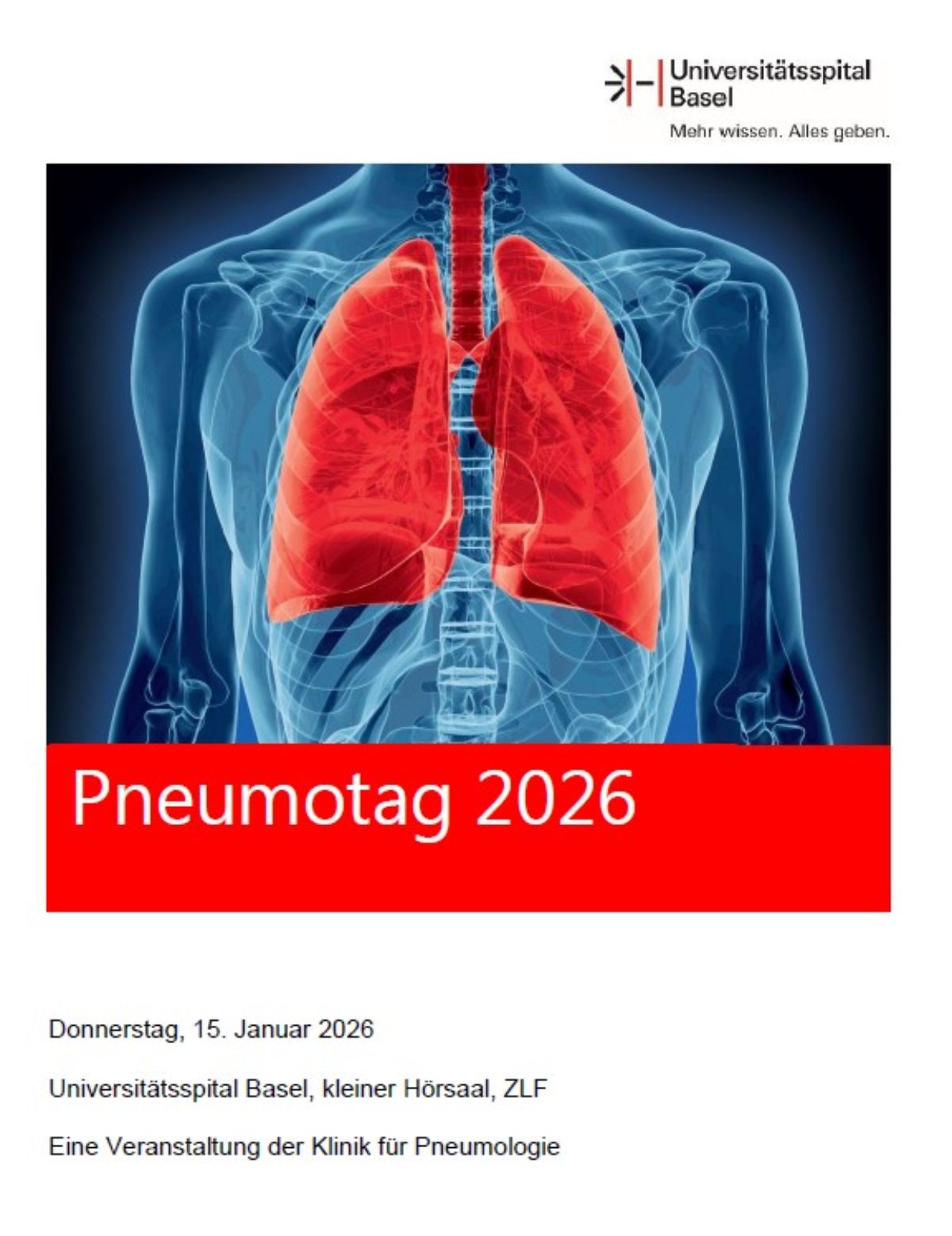 Einladung Pneumotag 2026