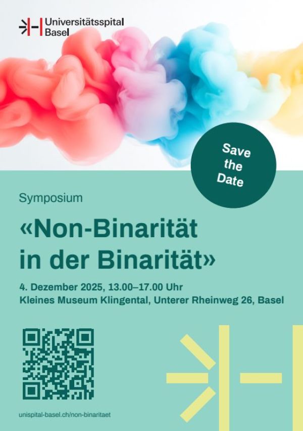 Save the Date: Am 4. Dezember 2025 von 13 bis 17 Uhr findet das Symposium «Non-Binarität in der Binarität» statt. Ort der Veranstaltung: Kleines Museum Klingental, Unterer Rheinweg 26, Basel.