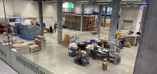 Service- und Logistikcenter BIRS –  
die Logistik ist in Birsfelden angekommen, eingerichtet und voll in Betrieb!
