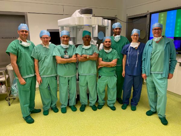 First kidney transplant in Switzerland performed by a DaVinci robot