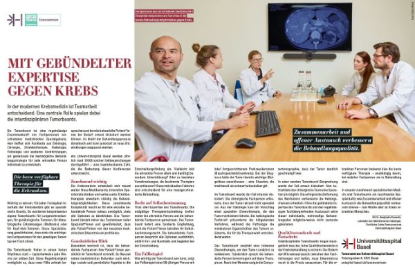 In der modernen Krebsmedizin ist Teamarbeit entscheidend. Eine zentrale Rolle spielen dabei die interdisziplinären Tumorboards.